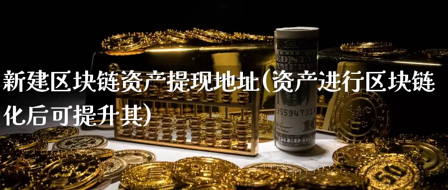 新建区块链资产提现地址(资产进行区块链化后可提升其)_https://www.baokan.net_币圈行情_第1张