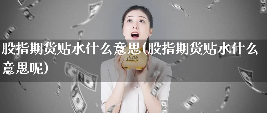 股指期货贴水什么意思(股指期货贴水什么意思呢)_https://www.baokan.net_期货百科_第1张