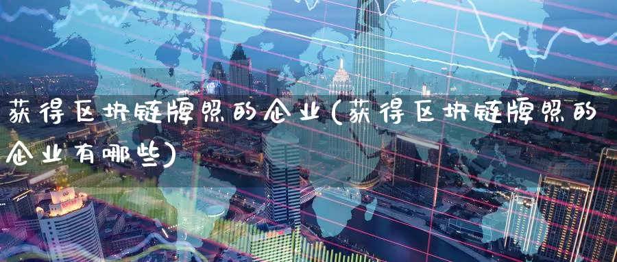 获得区块链牌照的企业(获得区块链牌照的企业有哪些)_https://www.baokan.net_币圈行情_第1张