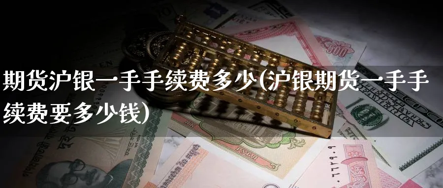 期货沪银一手手续费多少(沪银期货一手手续费要多少钱)_https://www.baokan.net_期货平台_第1张