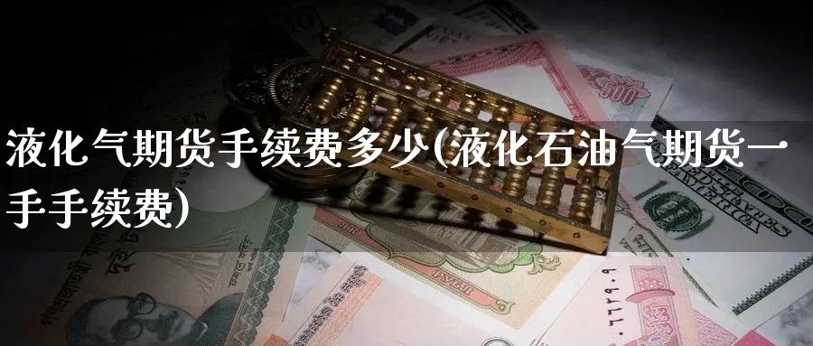 液化气期货手续费多少(液化石油气期货一手手续费)_https://www.baokan.net_期货交易_第1张