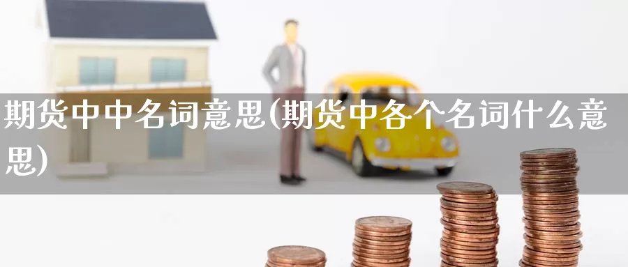 期货中中名词意思(期货中各个名词什么意思)_https://www.baokan.net_期货软件_第1张