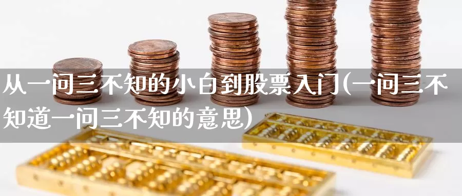 从一问三不知的小白到股票入门(一问三不知道一问三不知的意思)_https://www.baokan.net_期货培训_第1张