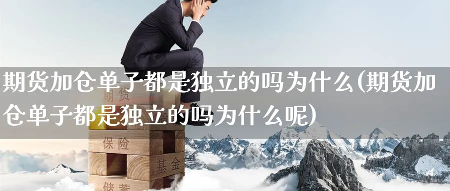 期货加仓单子都是独立的吗为什么(期货加仓单子都是独立的吗为什么呢)_https://www.baokan.net_国际期货_第1张