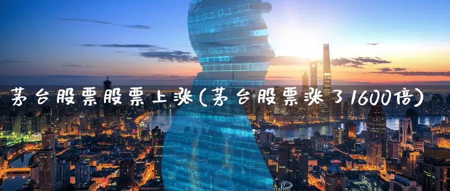 茅台股票股票上涨(茅台股票涨了1600倍)_https://www.baokan.net_期货培训_第1张