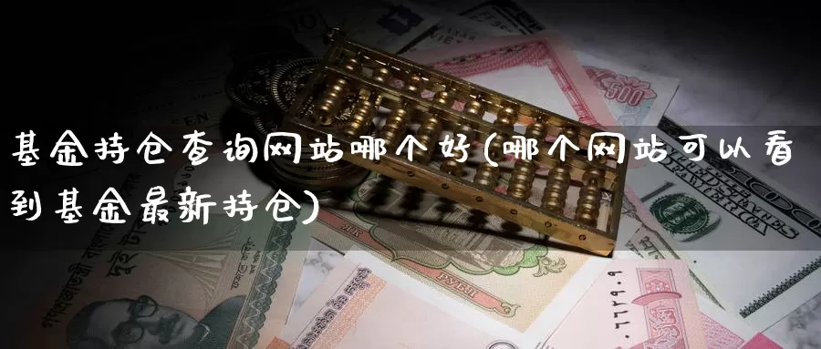 基金持仓查询网站哪个好(哪个网站可以看到基金最新持仓)_https://www.baokan.net_原油期货_第1张