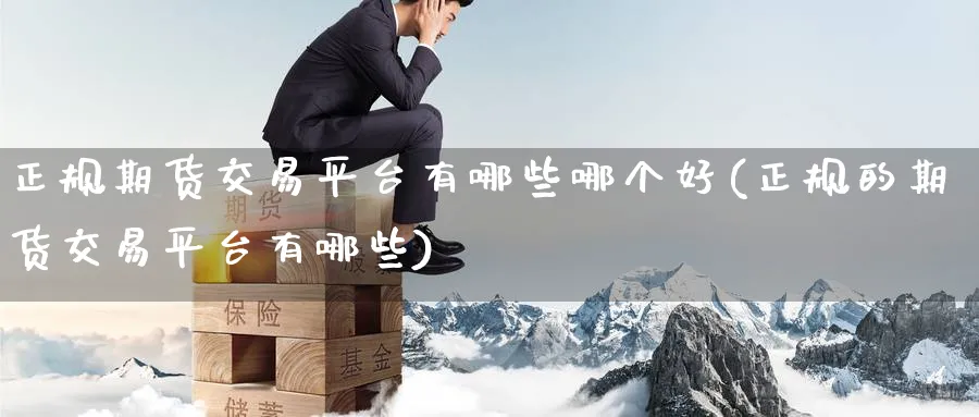 正规期货交易平台有哪些哪个好(正规的期货交易平台有哪些)_https://www.baokan.net_期货软件_第1张