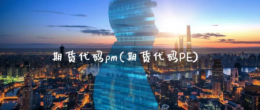 期货代码pm(期货代码PE)_https://www.baokan.net_期货行情_第1张
