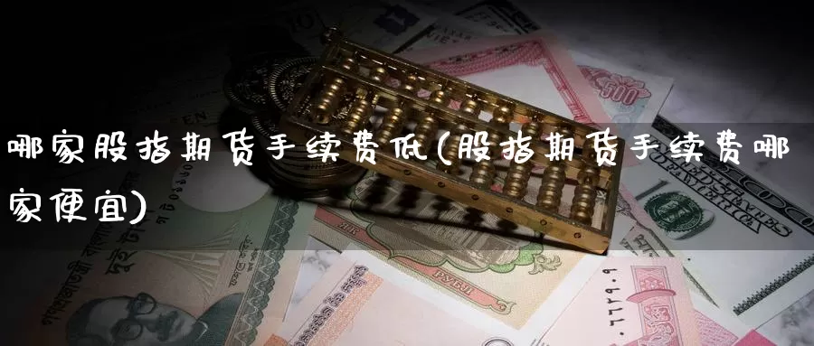 哪家股指期货手续费低(股指期货手续费哪家便宜)_https://www.baokan.net_股指期货_第1张