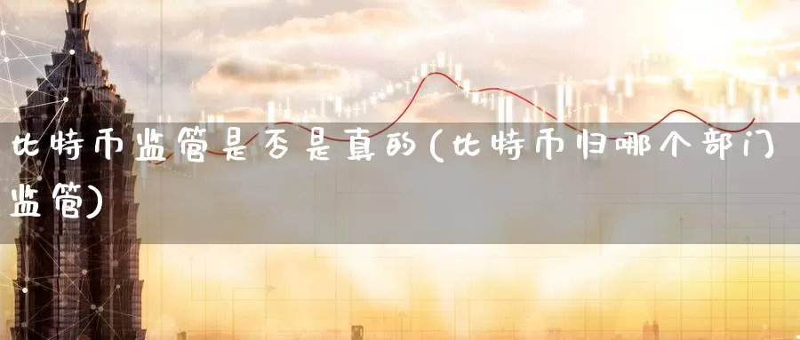 比特币监管是否是真的(比特币归哪个部门监管)_https://www.baokan.net_币圈行情_第1张