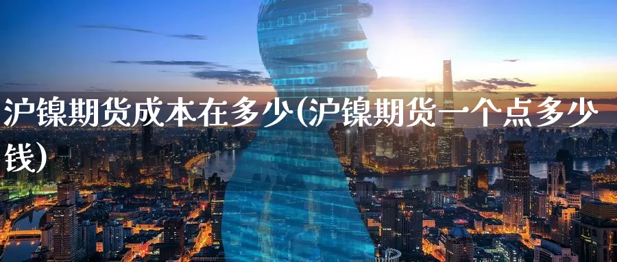 沪镍期货成本在多少(沪镍期货一个点多少钱)_https://www.baokan.net_原油期货_第1张