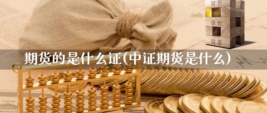期货的是什么证(中证期货是什么)_https://www.baokan.net_币圈行情_第1张