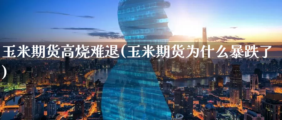 玉米期货高烧难退(玉米期货为什么暴跌了)_恒生指数_第1张_宝勘金融网 玉米期货高烧难退(玉米期货为什么暴跌了)_https://www.baokan.net_恒生指数_第1张
