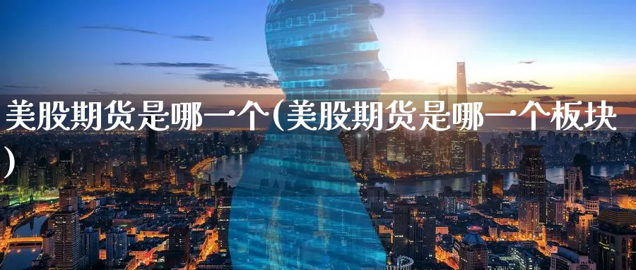 美股期货是哪一个(美股期货是哪一个板块)_https://www.baokan.net_期货行情_第1张