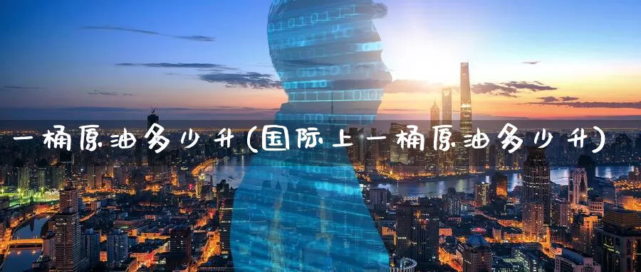 一桶原油多少升(国际上一桶原油多少升)_https://www.baokan.net_国际期货_第1张