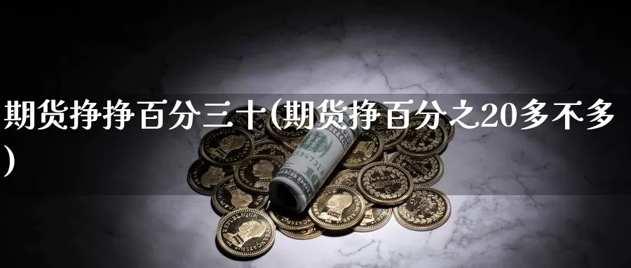 期货挣挣百分三十(期货挣百分之20多不多)_https://www.baokan.net_恒指期货_第1张