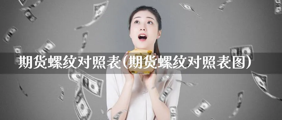 期货螺纹对照表(期货螺纹对照表图)_https://www.baokan.net_期货软件_第1张