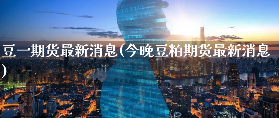 豆一期货最新消息(今晚豆粕期货最新消息)_https://www.baokan.net_期货软件_第1张