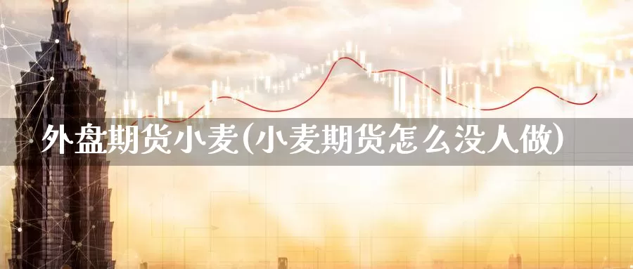 外盘期货小麦(小麦期货怎么没人做)_https://www.baokan.net_币圈行情_第1张