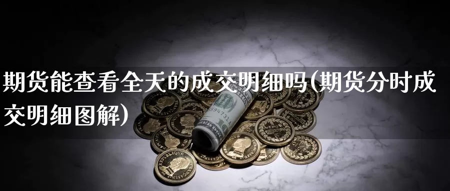 期货能查看全天的成交明细吗(期货分时成交明细图解)_https://www.baokan.net_内盘期货_第1张