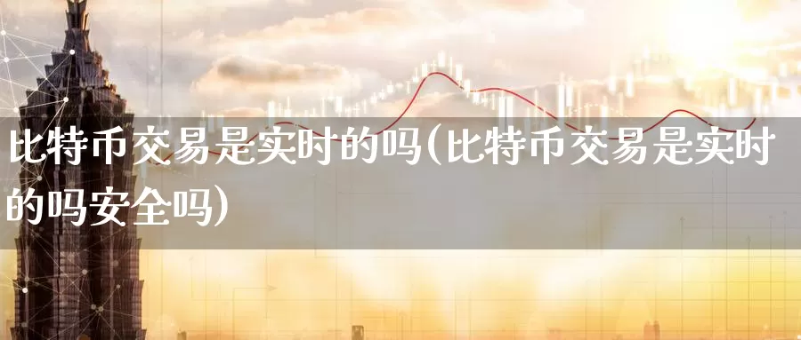 比特币交易是实时的吗(比特币交易是实时的吗安全吗)_https://www.baokan.net_币圈行情_第1张