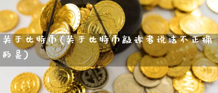 关于比特币(关于比特币敲诈者说法不正确的是)_https://www.baokan.net_币圈行情_第1张
