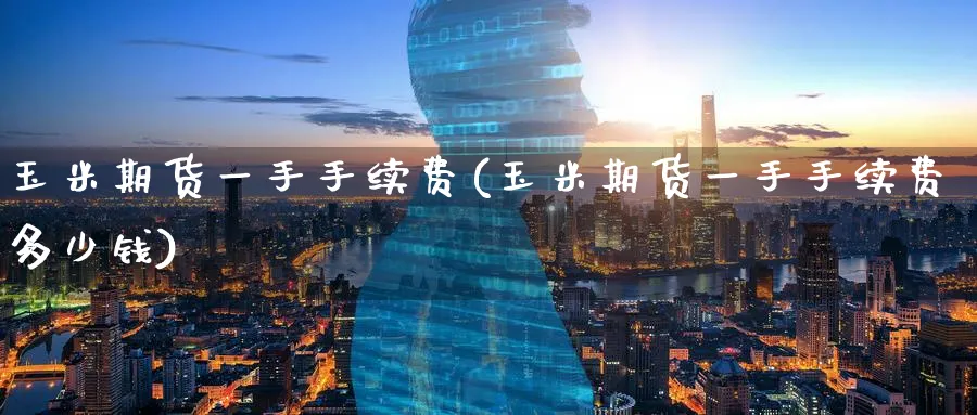 玉米期货一手手续费(玉米期货一手手续费多少钱)_https://www.baokan.net_期货喊单_第1张