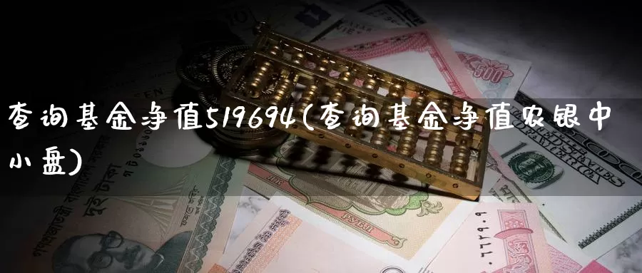 查询基金净值519694(查询基金净值农银中小盘)_https://www.baokan.net_期货开户_第1张