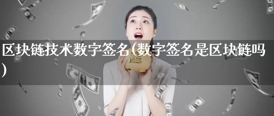 区块链技术数字签名(数字签名是区块链吗)_https://www.baokan.net_币圈行情_第1张