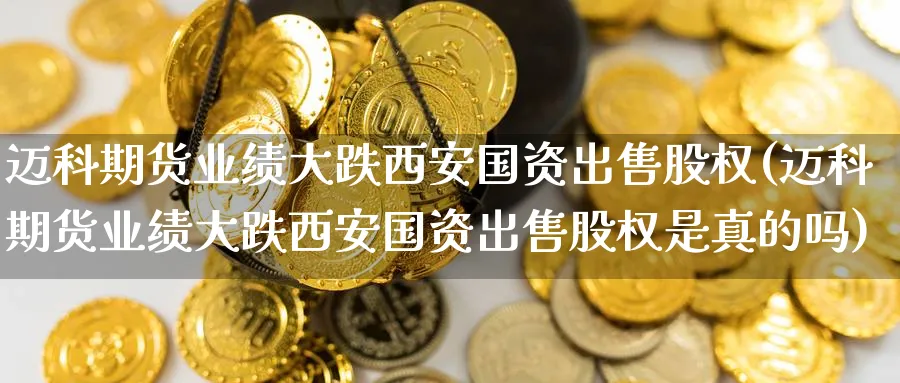迈科期货业绩大跌西安国资出售股权(迈科期货业绩大跌西安国资出售股权是真的吗)_https://www.baokan.net_期货交易_第1张