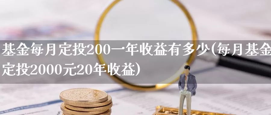 基金每月定投200一年收益有多少(每月基金定投2000元20年收益)_https://www.baokan.net_期货交易_第1张