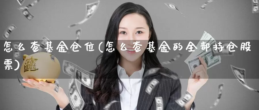 怎么查基金仓位(怎么查基金的全部持仓股票)_期货公司_第1张_宝勘金融网 怎么查基金仓位(怎么查基金的全部持仓股票)_https://www.baokan.net_期货公司_第1张