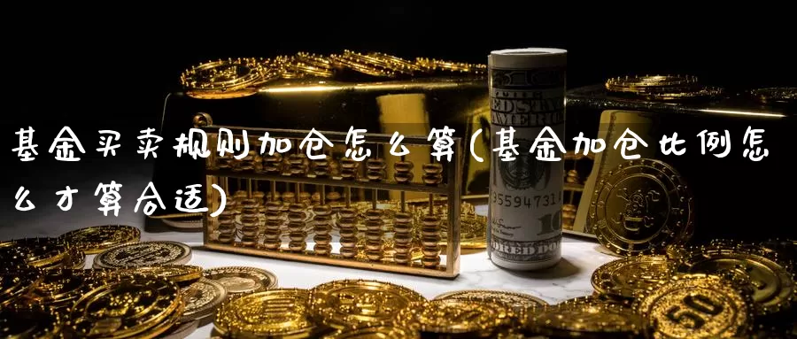 基金买卖规则加仓怎么算(基金加仓比例怎么才算合适)_https://www.baokan.net_恒生指数_第1张