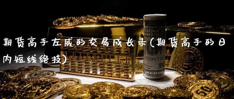 期货高手左威的交易成长录(期货高手的日内短线绝技)_https://www.baokan.net_期货分析_第1张