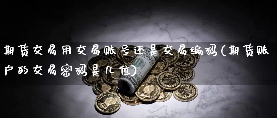 期货交易用交易账号还是交易编码(期货账户的交易密码是几位)_https://www.baokan.net_原油期货_第1张