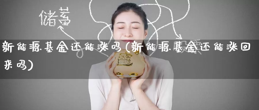 新能源基金还能涨吗(新能源基金还能涨回来吗)_期货行情_第1张_宝勘金融网 新能源基金还能涨吗(新能源基金还能涨回来吗)_https://www.baokan.net_期货行情_第1张