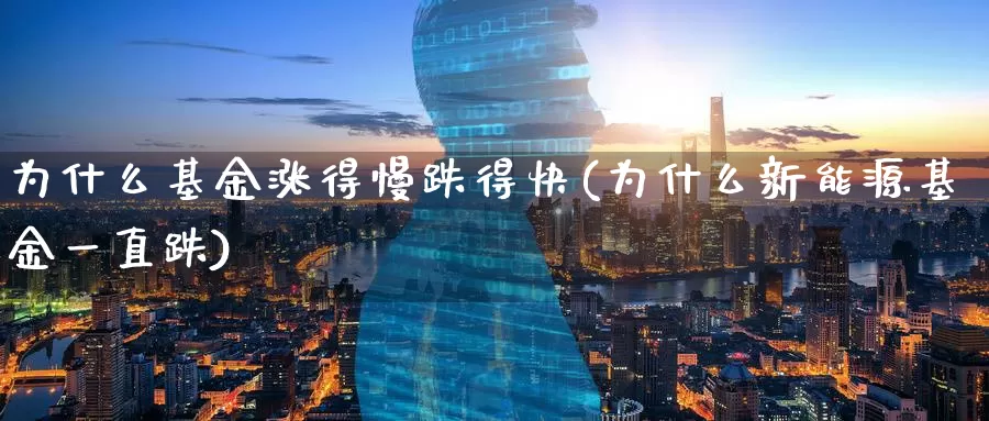 为什么基金涨得慢跌得快(为什么新能源基金一直跌)_国际期货_第1张_宝勘金融网 为什么基金涨得慢跌得快(为什么新能源基金一直跌)_https://www.baokan.net_国际期货_第1张