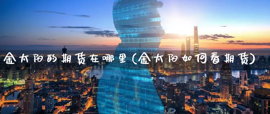 金太阳的期货在哪里(金太阳如何看期货)_https://www.baokan.net_期货技术_第1张