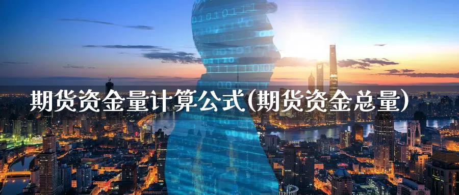 期货资金量计算公式(期货资金总量)_https://www.baokan.net_原油期货_第1张