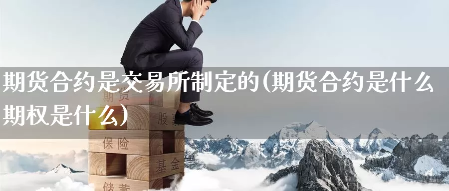 期货合约是交易所制定的(期货合约是什么期权是什么)_https://www.baokan.net_期货分析_第1张