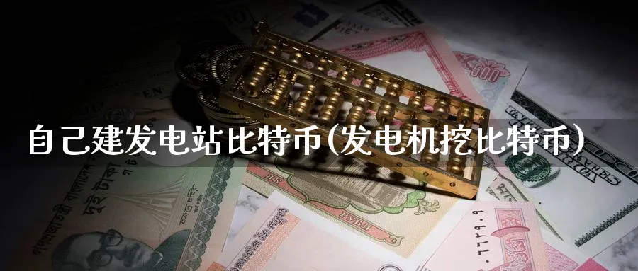 自己建发电站比特币(发电机挖比特币)_https://www.baokan.net_币圈行情_第1张