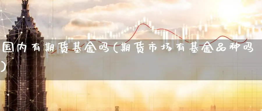 国内有期货基金吗(期货市场有基金品种吗)_https://www.baokan.net_期货交易_第1张