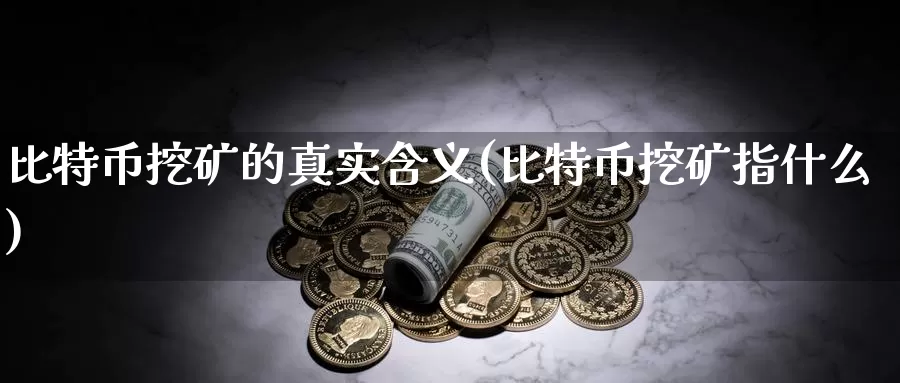 比特币挖矿的真实含义(比特币挖矿指什么)_https://www.baokan.net_币圈行情_第1张