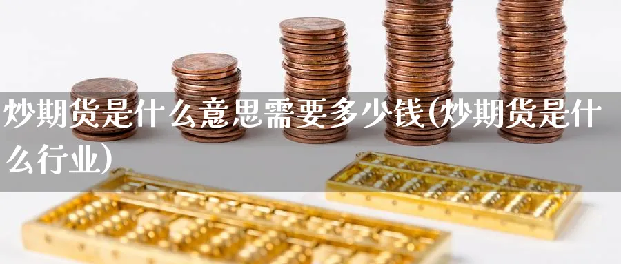 炒期货是什么意思需要多少钱(炒期货是什么行业)_https://www.baokan.net_期货交易_第1张