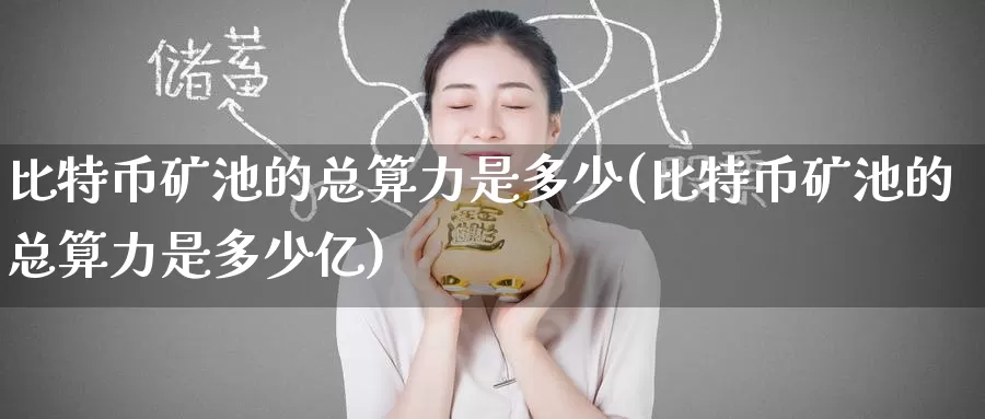 比特币矿池的总算力是多少(比特币矿池的总算力是多少亿)_https://www.baokan.net_币圈行情_第1张