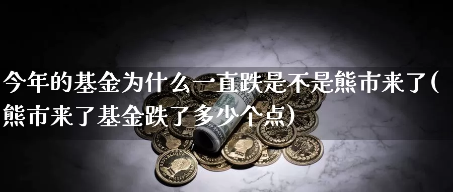 今年的基金为什么一直跌是不是熊市来了(熊市来了基金跌了多少个点)_https://www.baokan.net_期货喊单_第1张