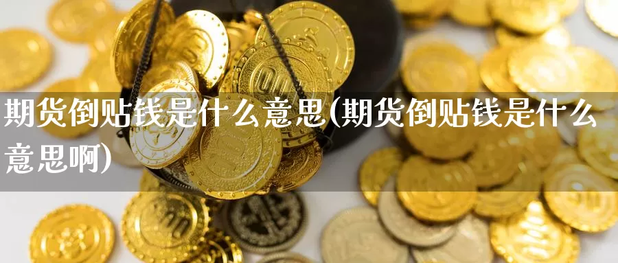 期货倒贴钱是什么意思(期货倒贴钱是什么意思啊)_https://www.baokan.net_期货培训_第1张