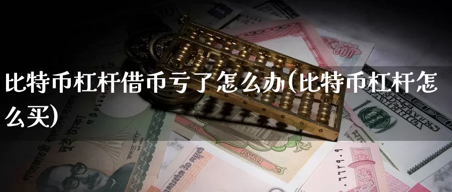 比特币杠杆借币亏了怎么办(比特币杠杆怎么买)_https://www.baokan.net_币圈行情_第1张