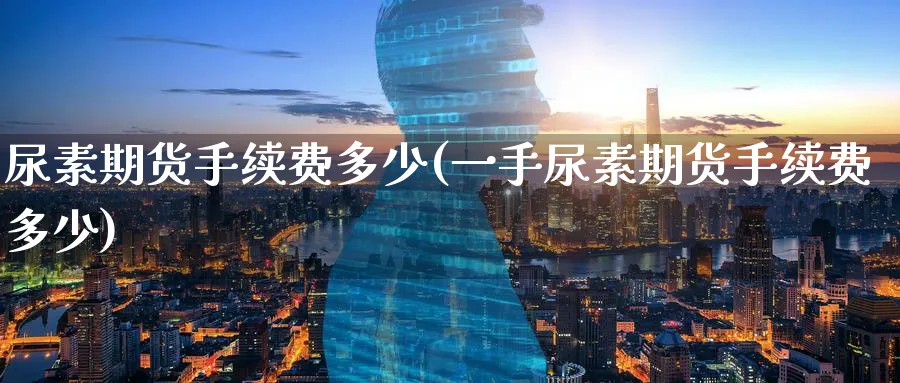 尿素期货手续费多少(一手尿素期货手续费多少)_https://www.baokan.net_期货平台_第1张