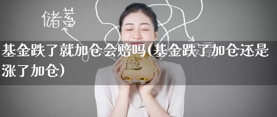 基金跌了就加仓会赔吗(基金跌了加仓还是涨了加仓)_https://www.baokan.net_币圈行情_第1张
